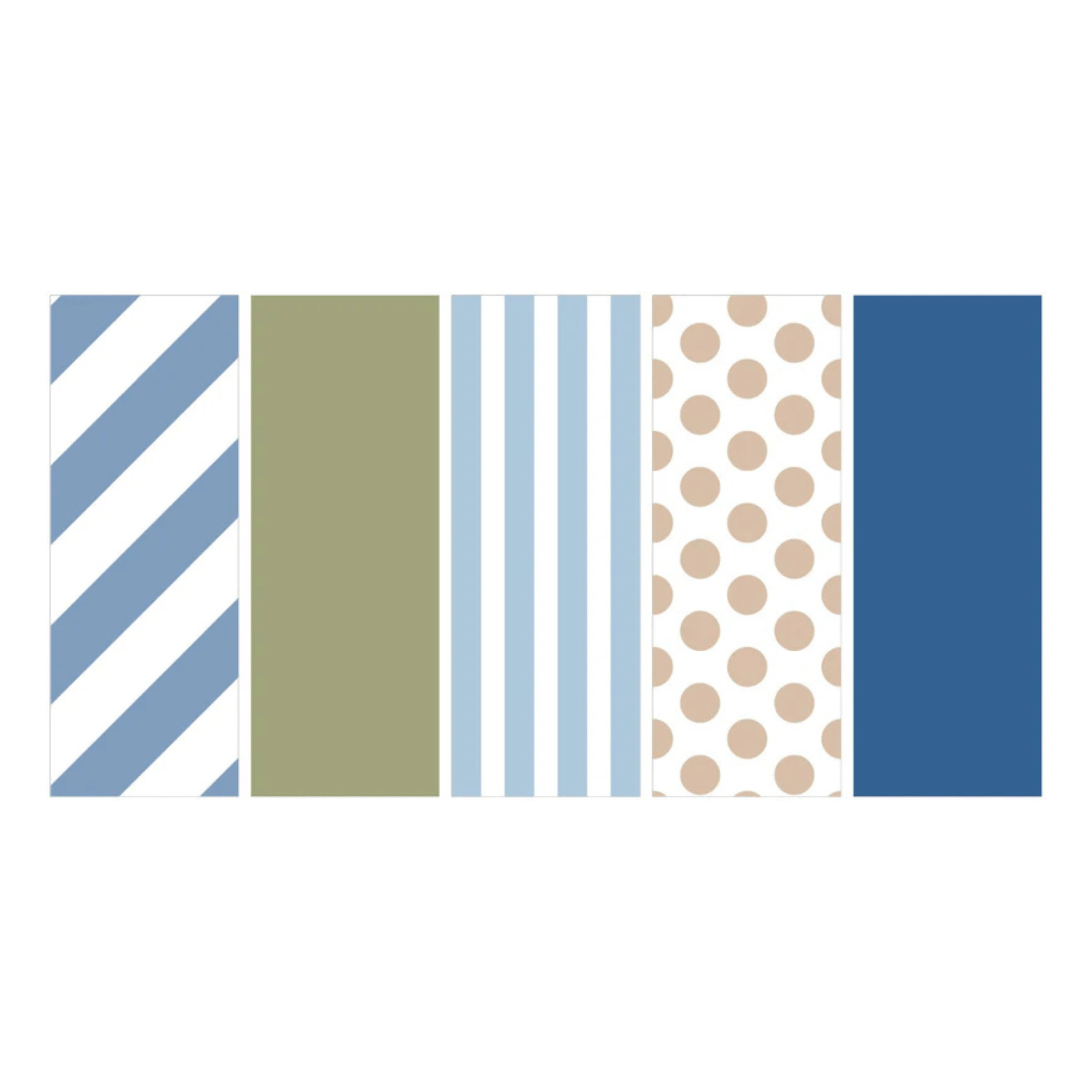 mt Washi Tape Washi Tape Mt - Set da 5 - Blue