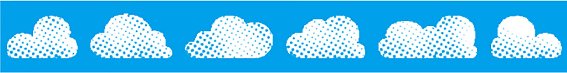 mt Washi Tape Washi tape Mt - Slim Cloud