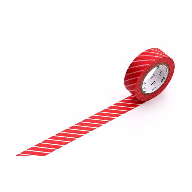 mt Washi Tape Red Washi tape Mt - Stripe
