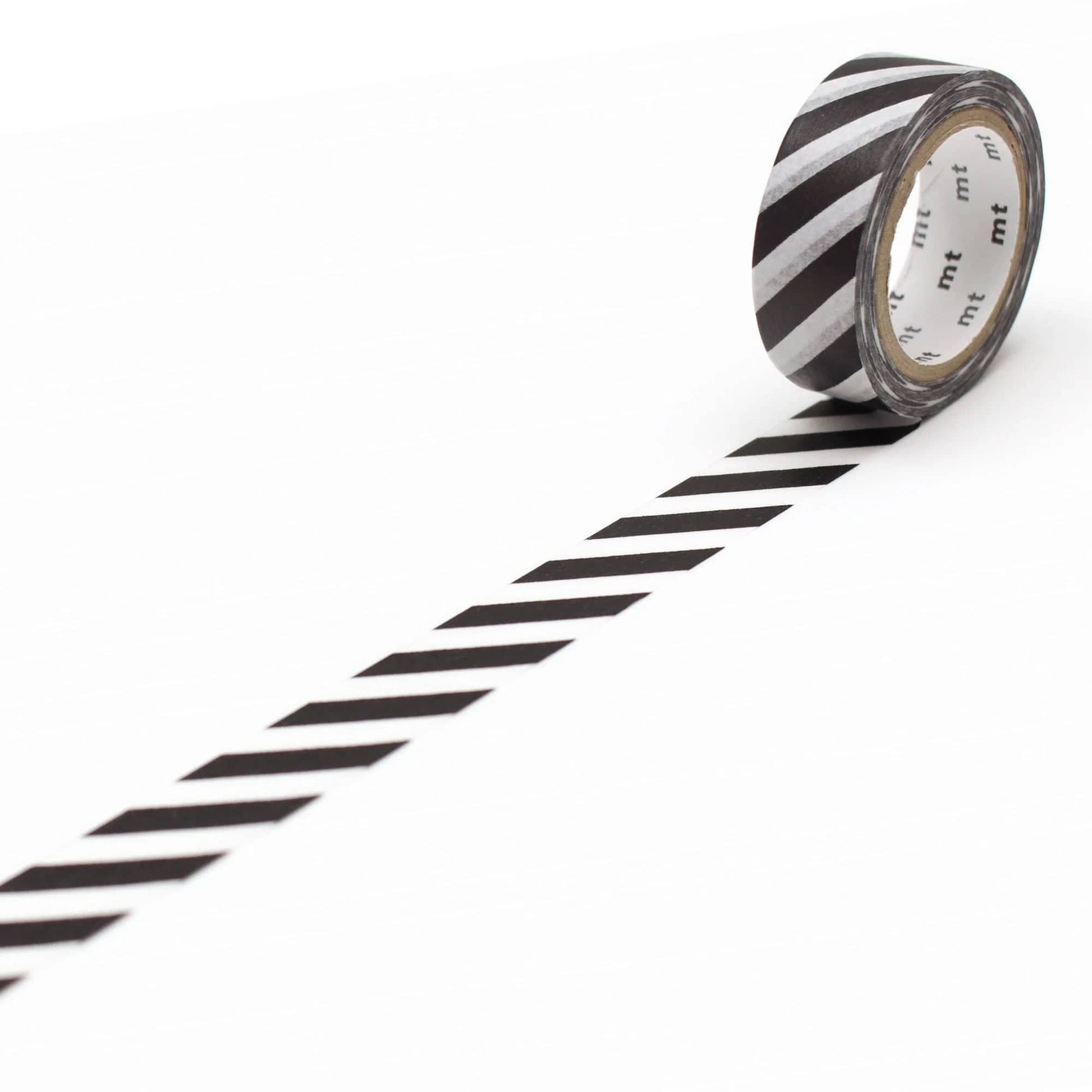 mt Washi Tape Black Washi tape Mt - Stripe