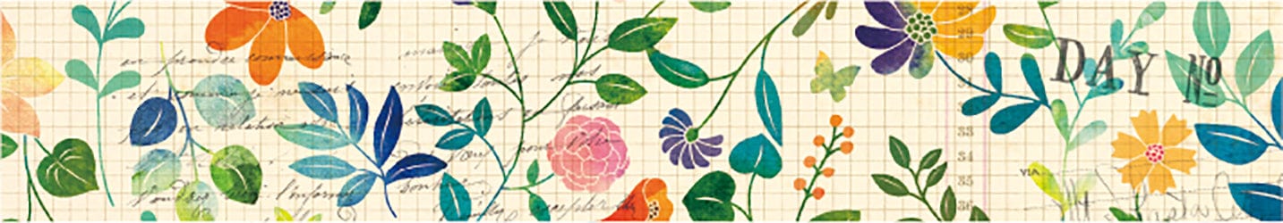 mt Washi Tape Washi tape Mt - Watercolor Flower