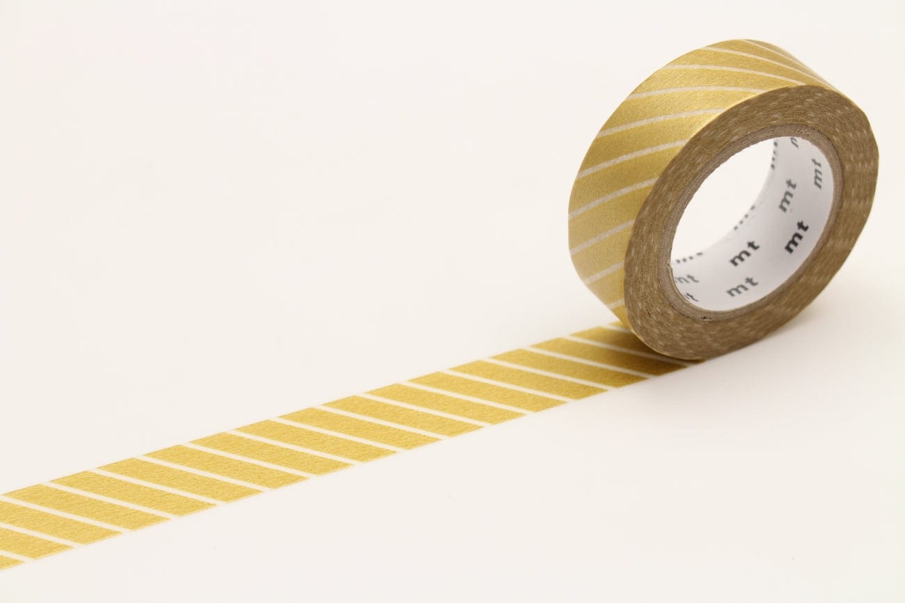 mt Washi Tape Gold Washi tape Mt - Xmas Stripe