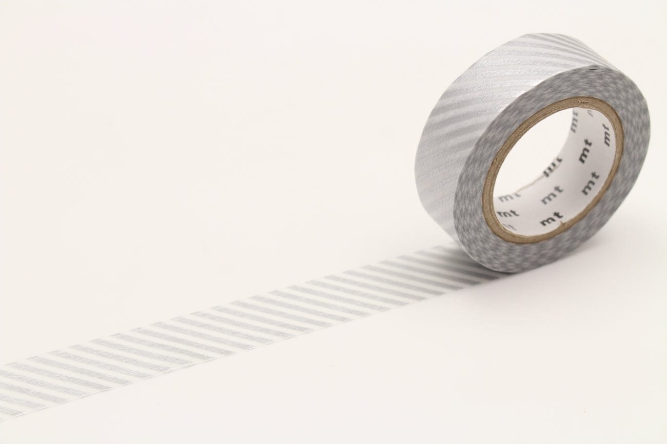 mt Washi Tape Silver Washi tape Mt - Xmas Stripe