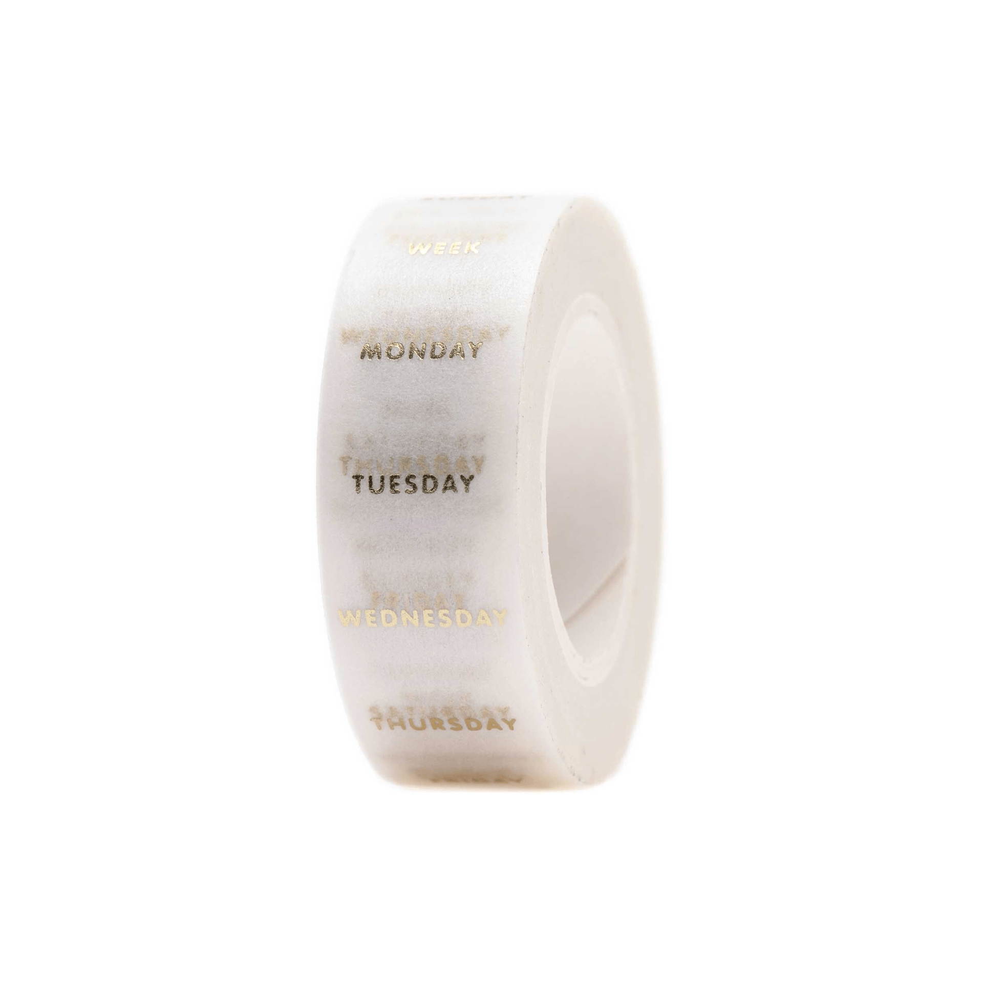 Rico Design Washi Tape Washi tape per bullet - DAYS WHITE