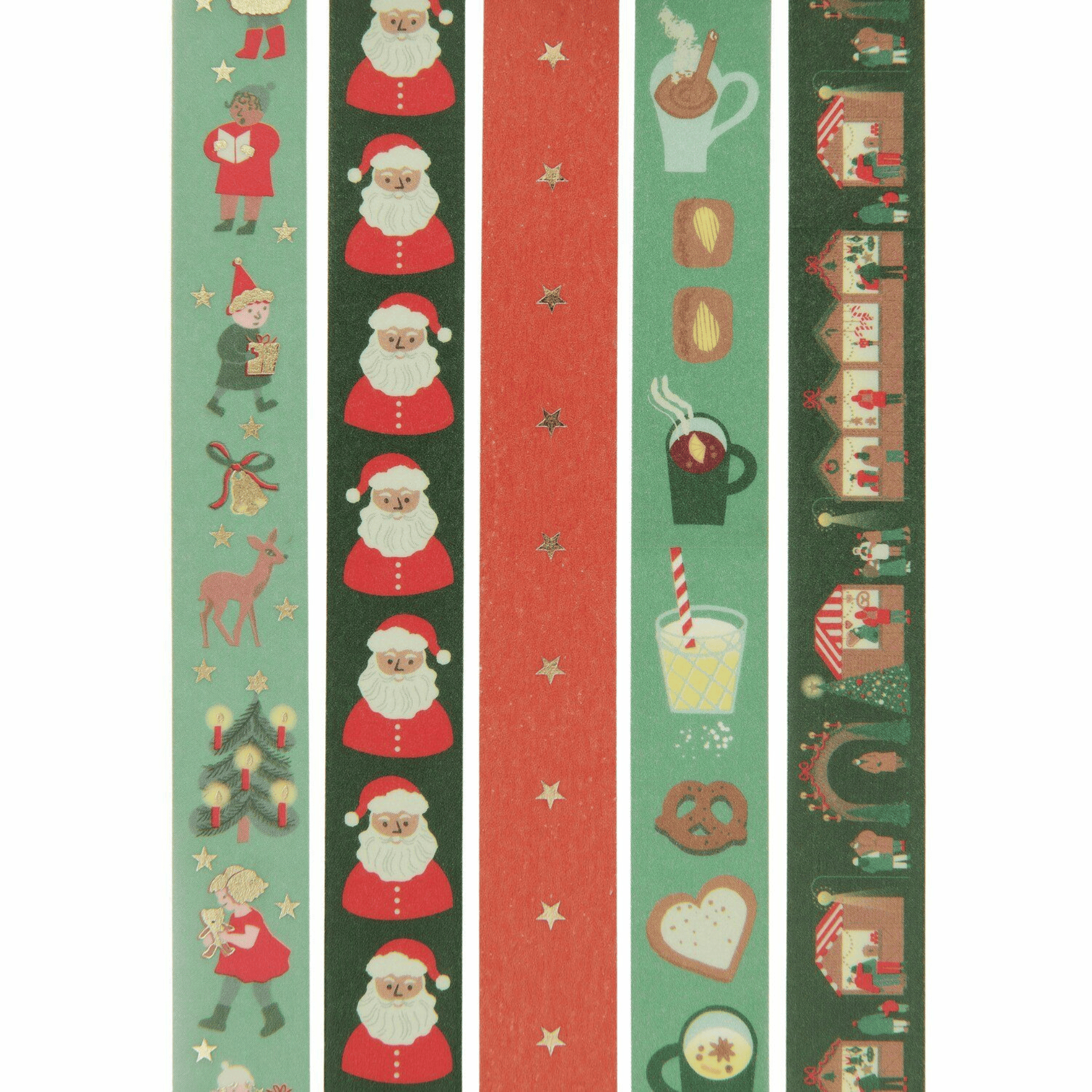 Rico Design Washi Tape Washi tape Set - Christmas Market