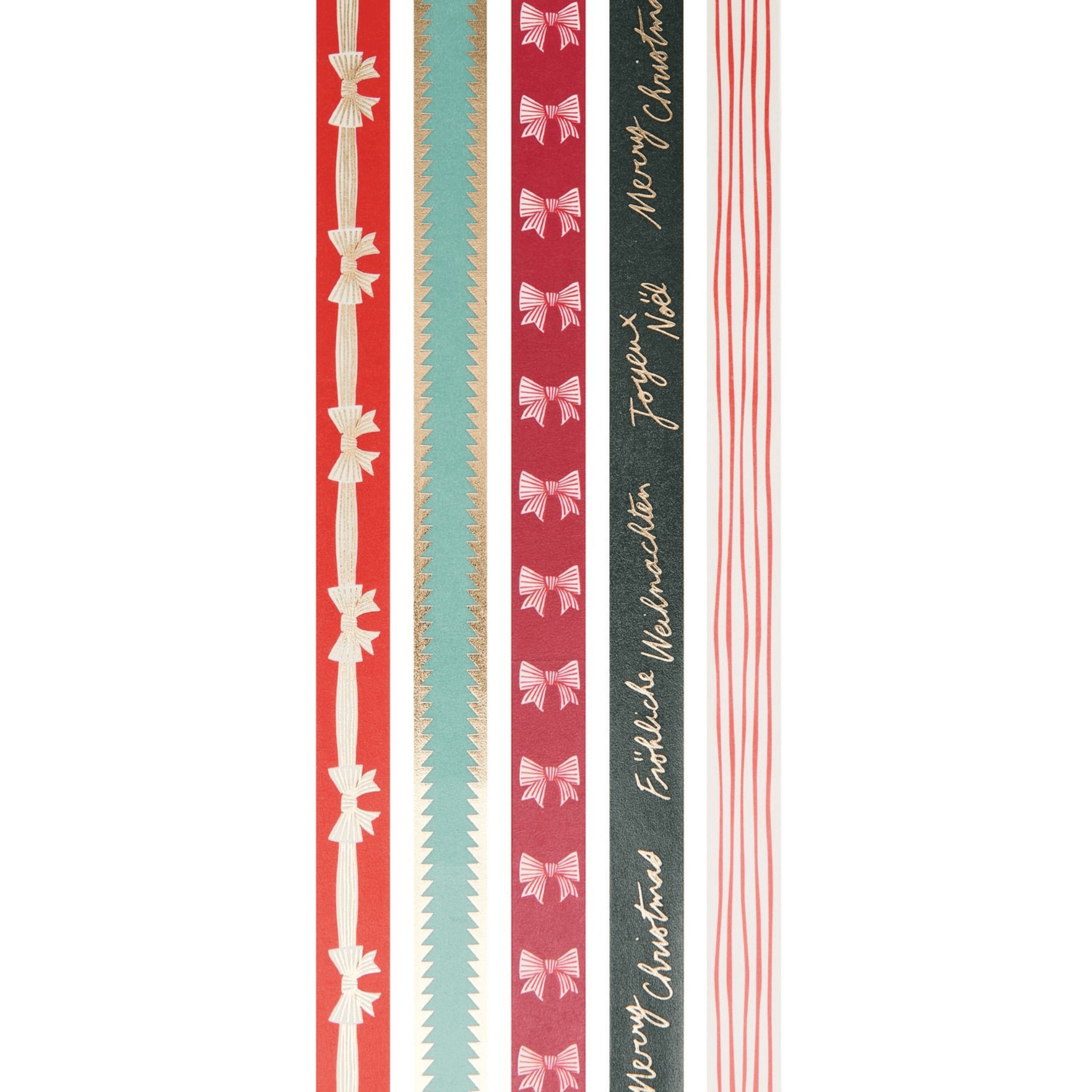 Rico Design Washi Tape Washi tape Set - Christmasmas Bows