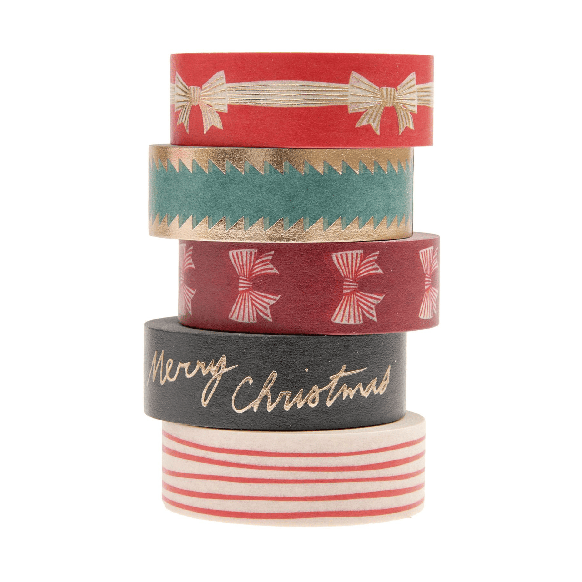 Rico Design Washi Tape Washi tape Set - Christmasmas Bows