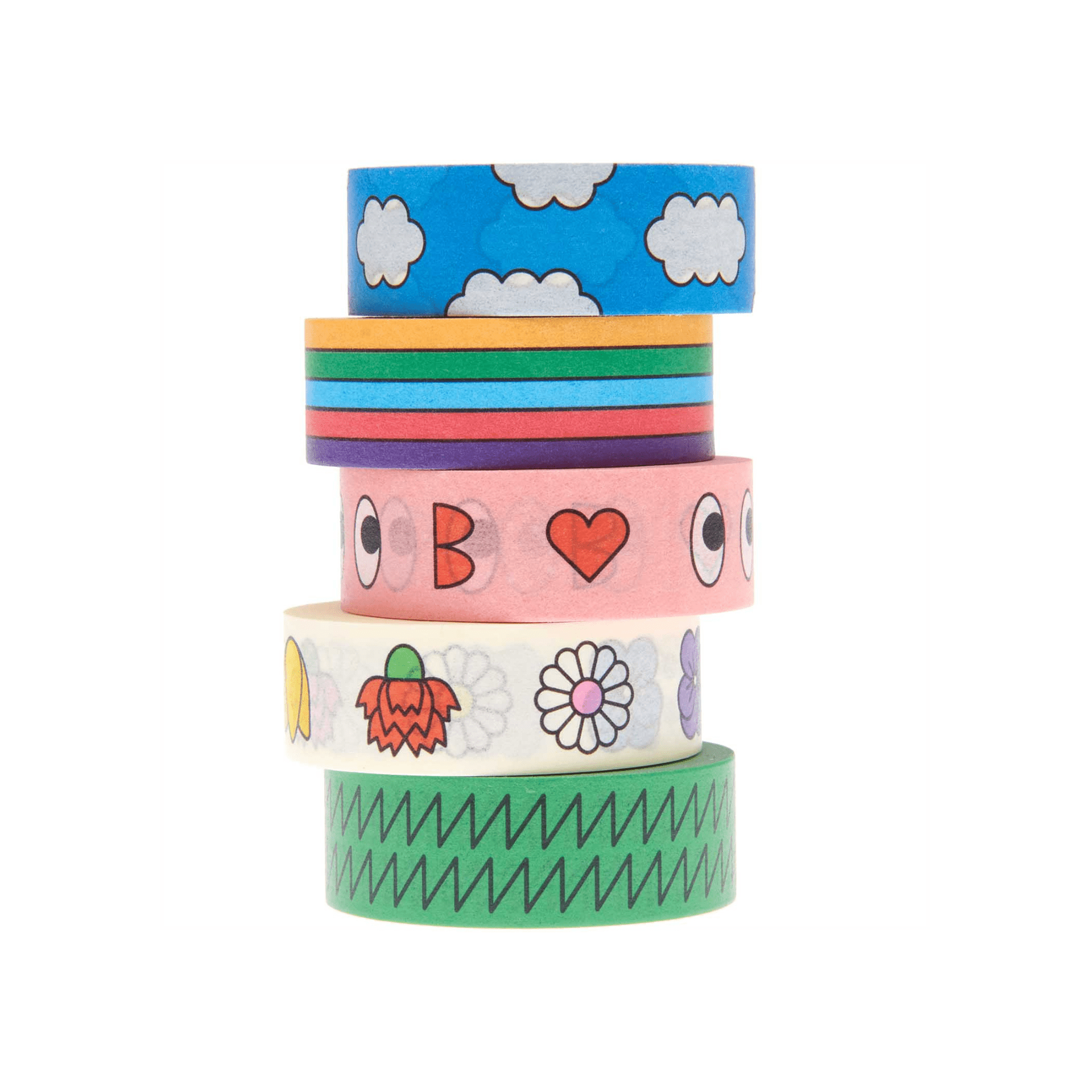 Rico Design Washi Tape Washi tape Set Redfries