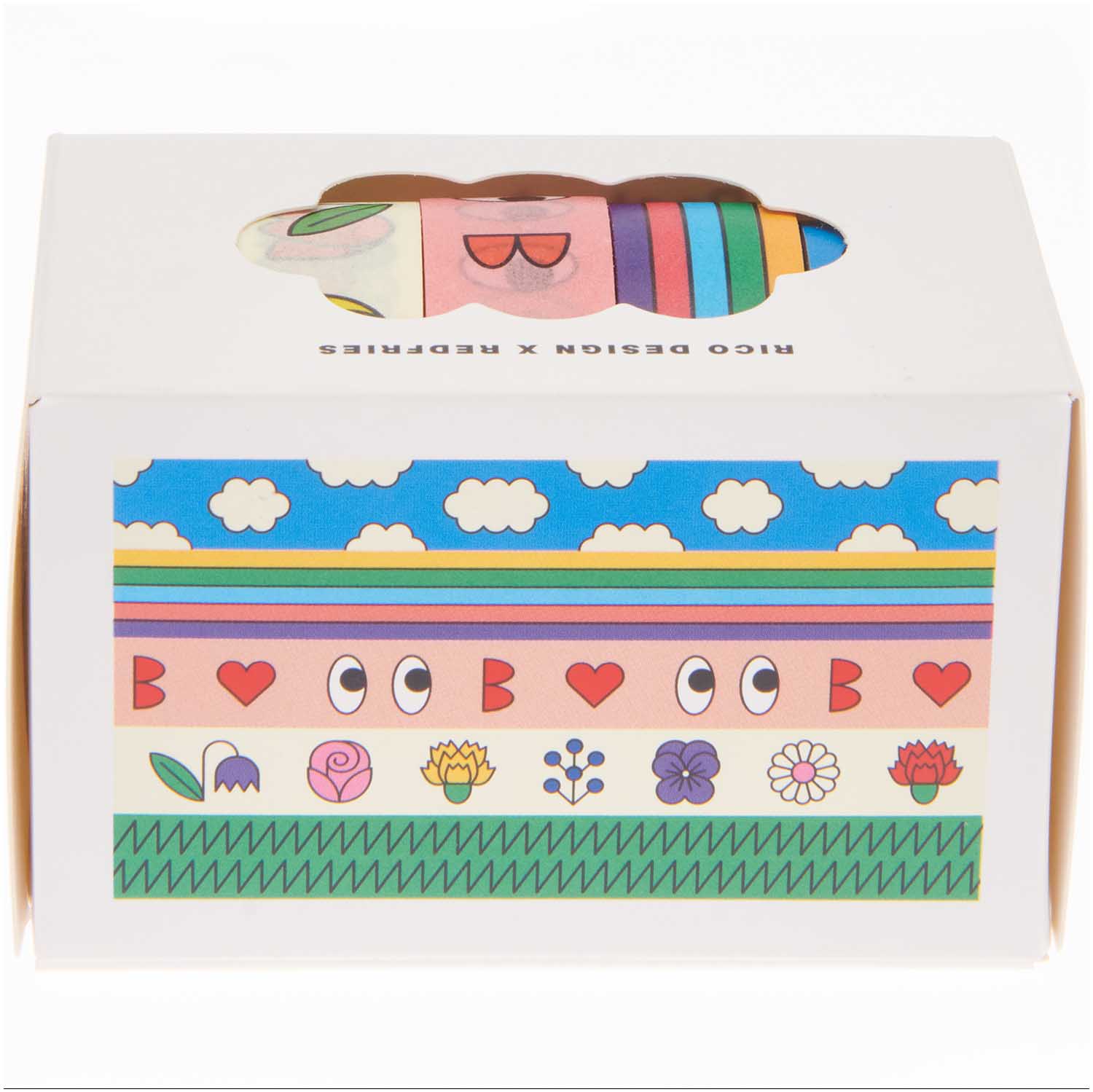 Rico Design Washi Tape Washi tape Set-Redfries