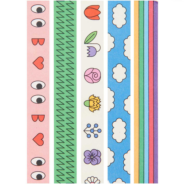 Rico Design Washi Tape Washi tape Set-Redfries