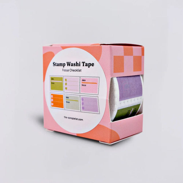 The Completist Washi Tape Washi Tape Stamp Checklist