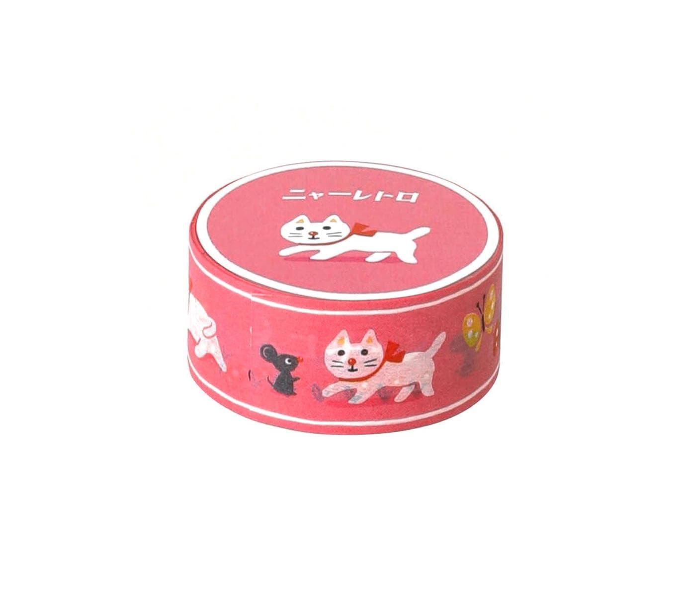 Hightide Washi Tape Washi Tape White Cat