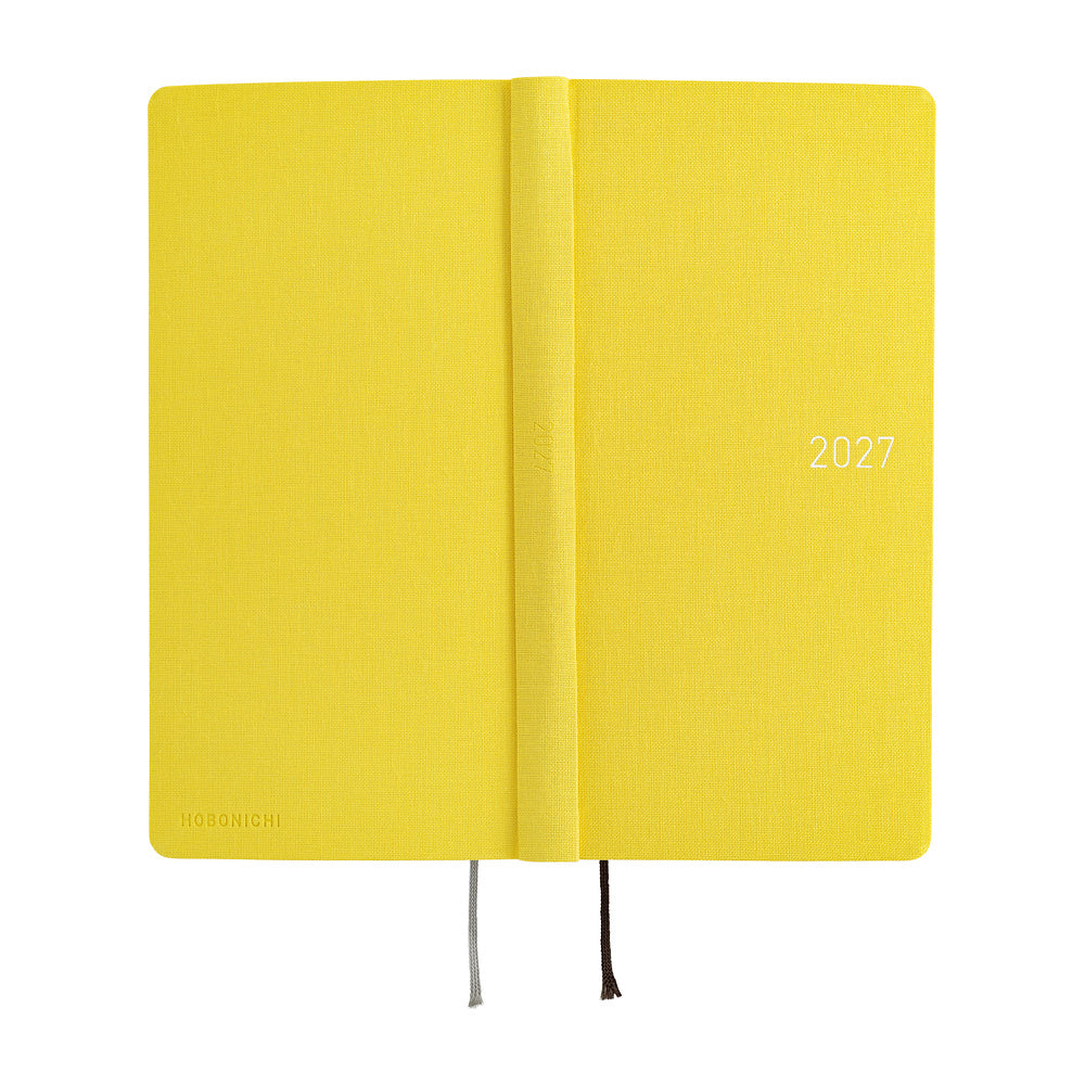 Hobonichi Weeks 2027 MEGA - Colors Canaria Yellow