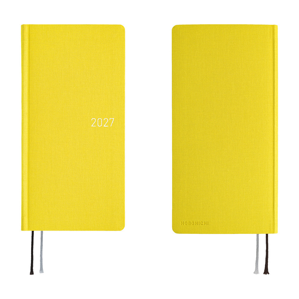 Hobonichi Weeks 2027 MEGA - Colors Canaria Yellow