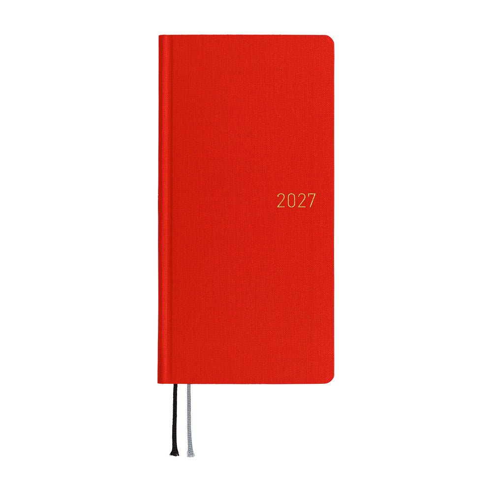Hobonichi Weeks 2027 MEGA - Colors Poppy Red