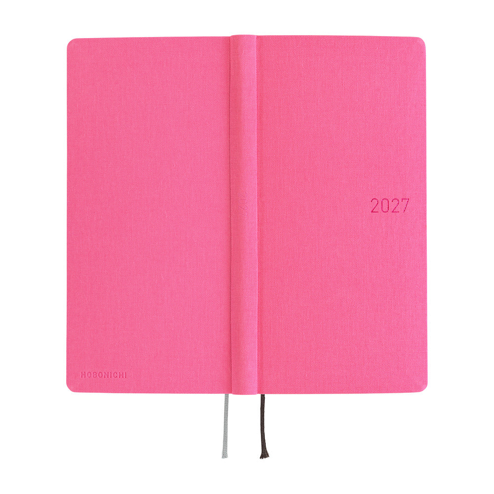 Hobonichi Weeks 2027 MEGA - Colors Pink Sapphire