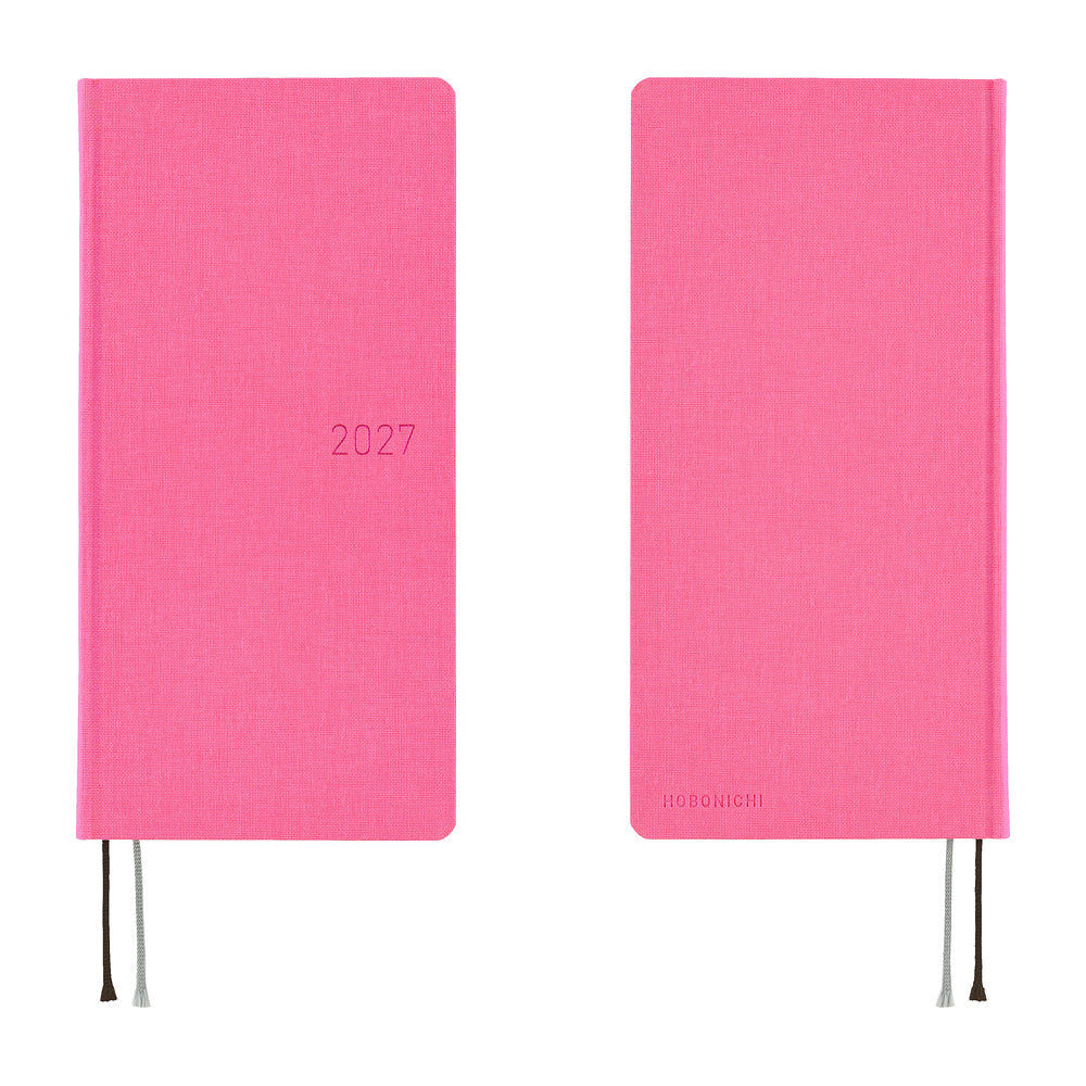 Hobonichi Weeks 2027 MEGA - Colors Pink Sapphire