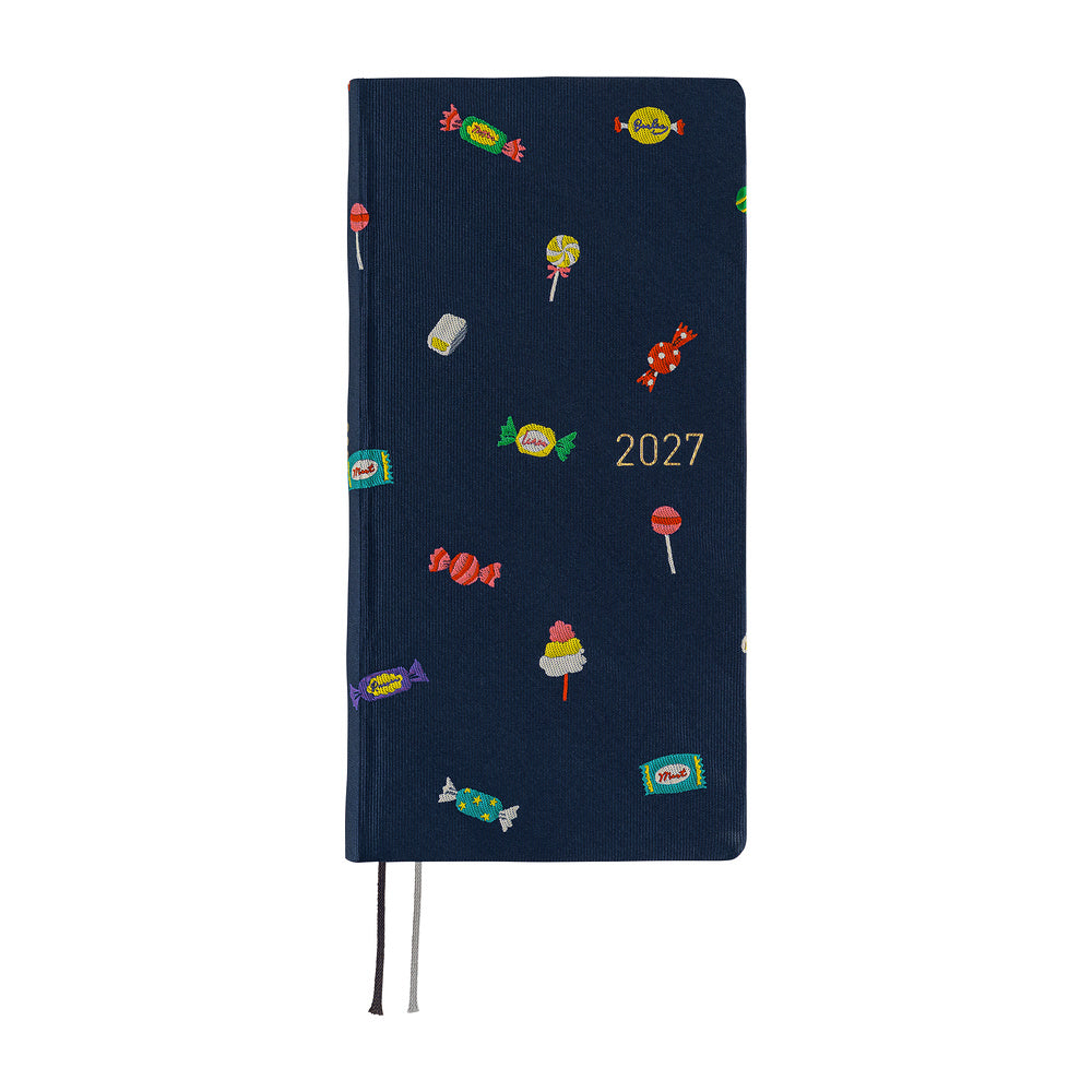 Hobonichi Weeks 2027 MEGA - Bow & Tie Candy Dream
