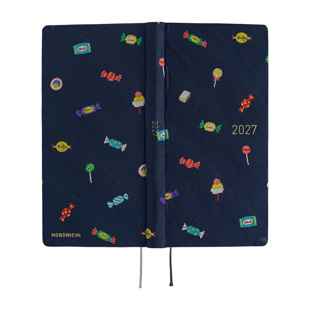 Hobonichi Weeks 2027 MEGA - Bow & Tie Candy Dream