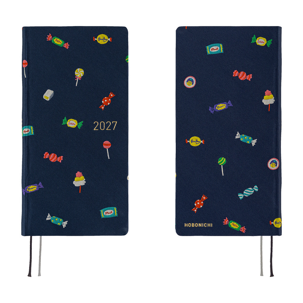 Hobonichi Weeks 2027 MEGA - Bow & Tie Candy Dream