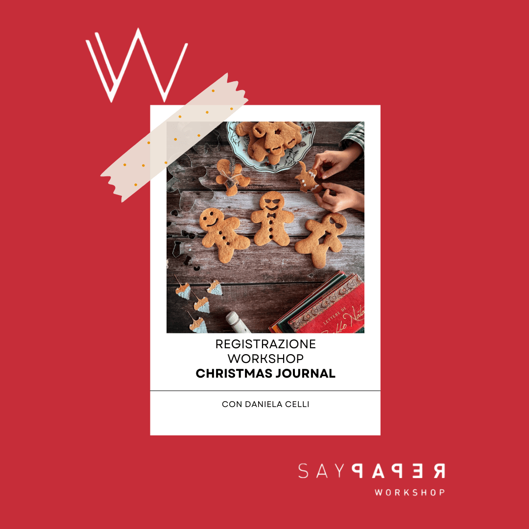 SayPaper Workshop Registrazione Workshop Christmas Journal