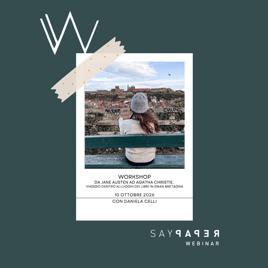 SayPaper Workshop Registrazione Workshop Travel Journal: Da Jane Austen ad  Agatha Christie