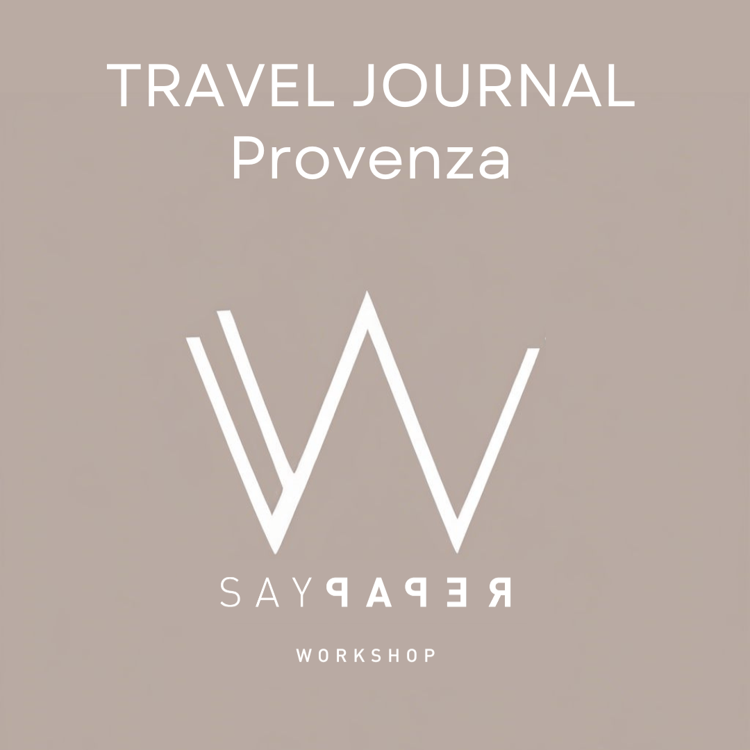 SayPaper Workshop Registrazione Workshop - TRAVEL JOURNAL PROVENZA