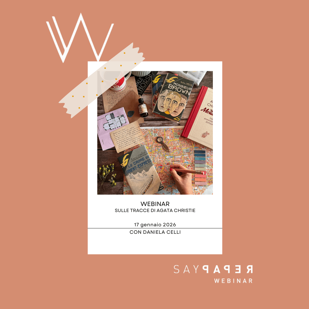 SayPaper Workshop WEBINAR - Sulle tracce di Agata Christie - 17 gennaio