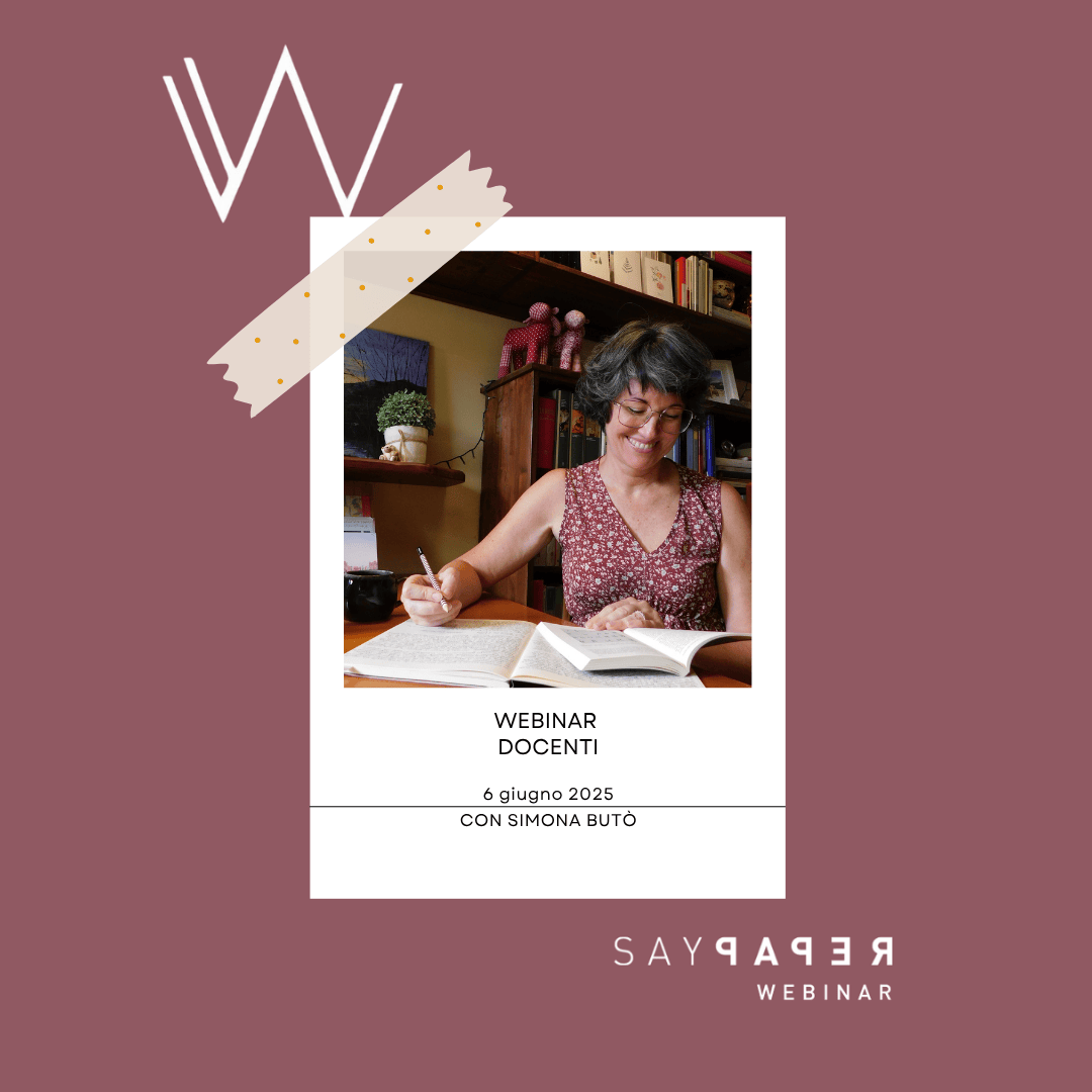 SayPaper Workshop Webinar:  un'agenda che ti assomiglia — strumenti di carta per una didattica su misura
