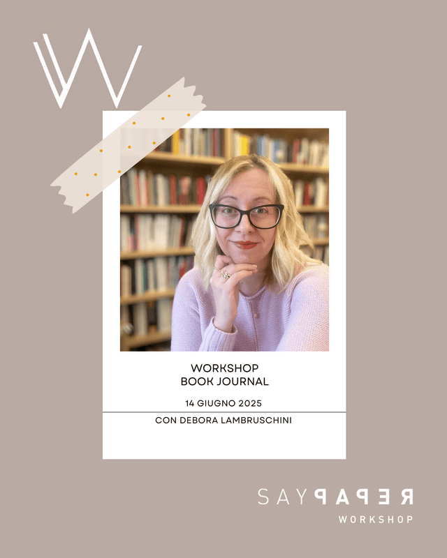 SayPaper Workshop Workshop Book Journal - 14 giugno 2025