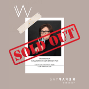 SayPaper Workshop Workshop CALLIGRAFIA CON I BRUSH PEN - CON MATERIALI - 27 settembre 2025