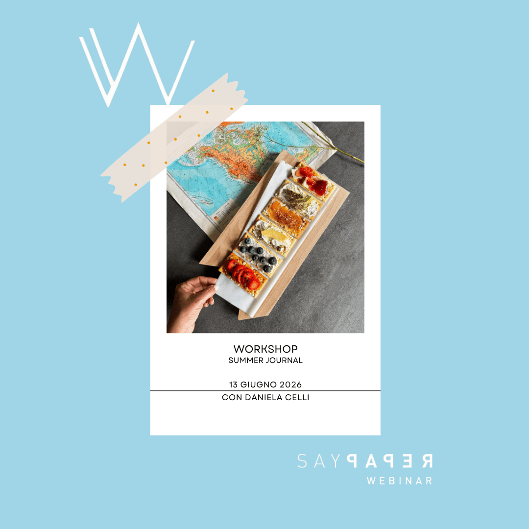 SayPaper Workshop Workshop Summer Journal - 13 giugno