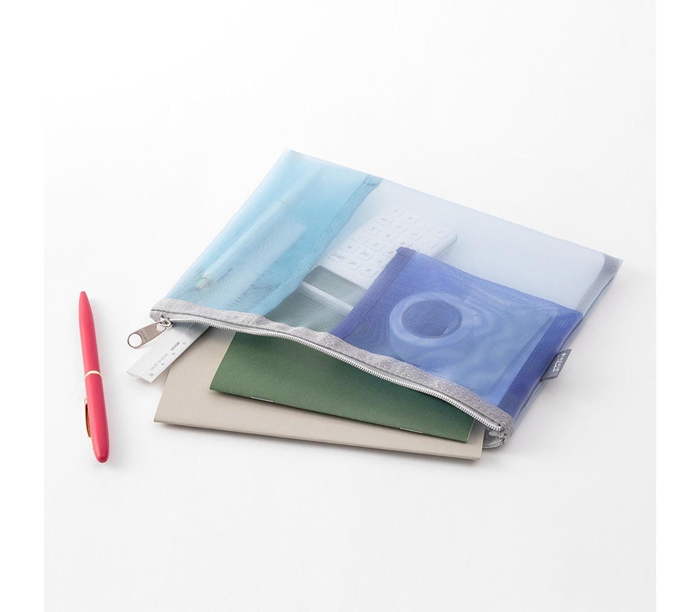 Midori Accessori Astuccio Pen & Toll Light Blue