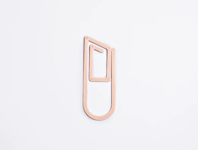 The Completist Accessori Pink Bookmark Modern