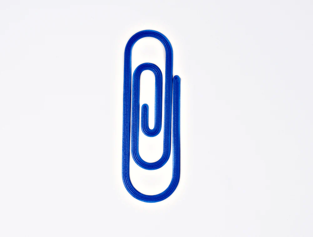 The Completist Accessori Cobalto Bookmark Paperclip
