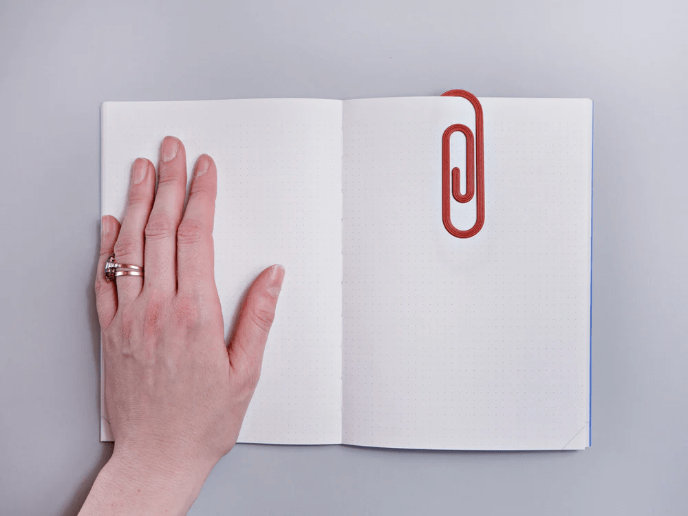 The Completist Accessori Bookmark Paperclip