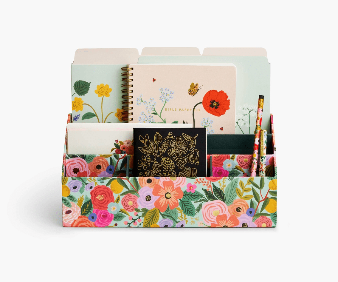 Rifle Paper Accessori Desk Organizer Garden Party