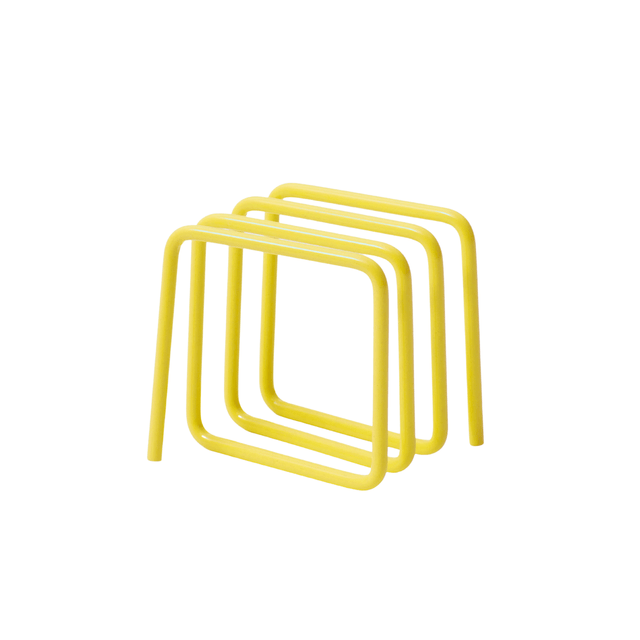 Block Design Accessori per la scrivania Block Letter Rack Yellow