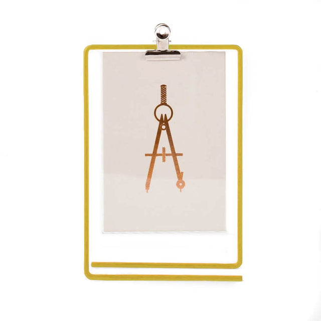 Block Design Accessori per la scrivania Photo Frame - Yellow