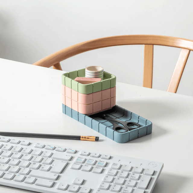 Block Design Accessori per la scrivania Tile - Square Dish