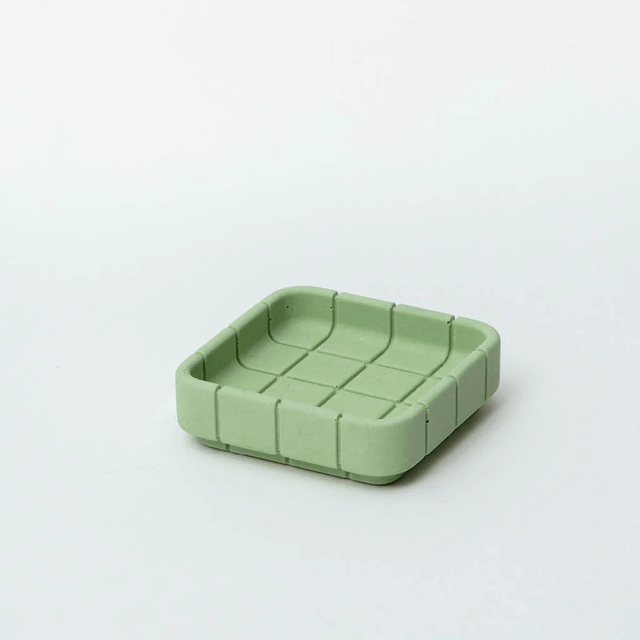 Block Design Accessori per la scrivania GREEN Tile - Square Dish