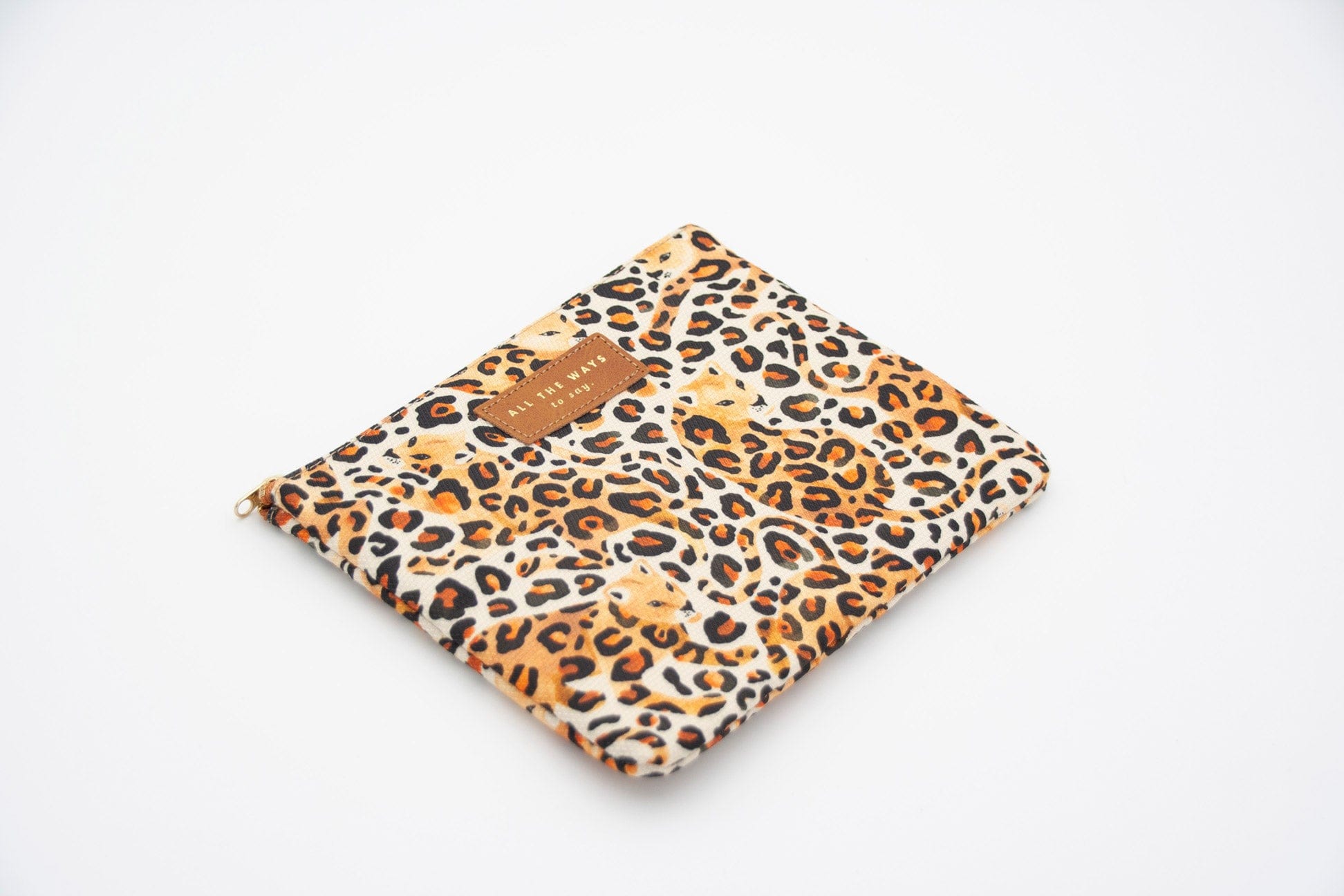 All The Way To Say Accessori Pochette Leopard