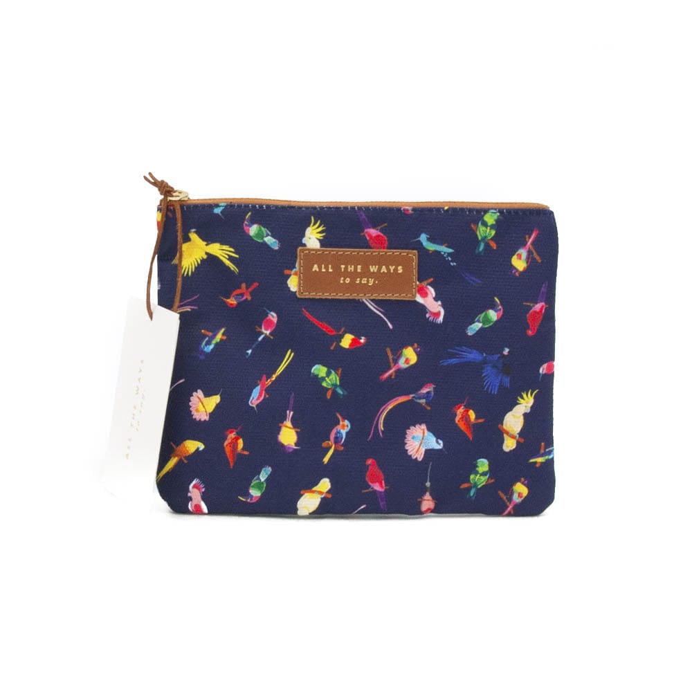 All The Way To Say Accessori Pochette Neon Birds