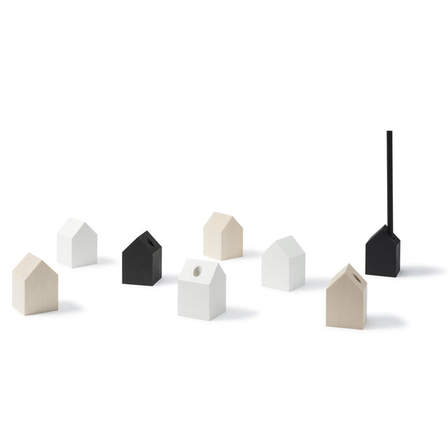 Cinqpoints Accessori Tiny House Black - Porta carte/foto da scrivania in legno