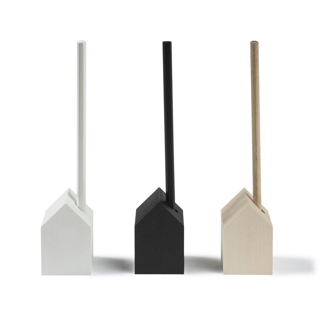 Cinqpoints Accessori Tiny House Black - Porta penna/matita da scrivania in legno