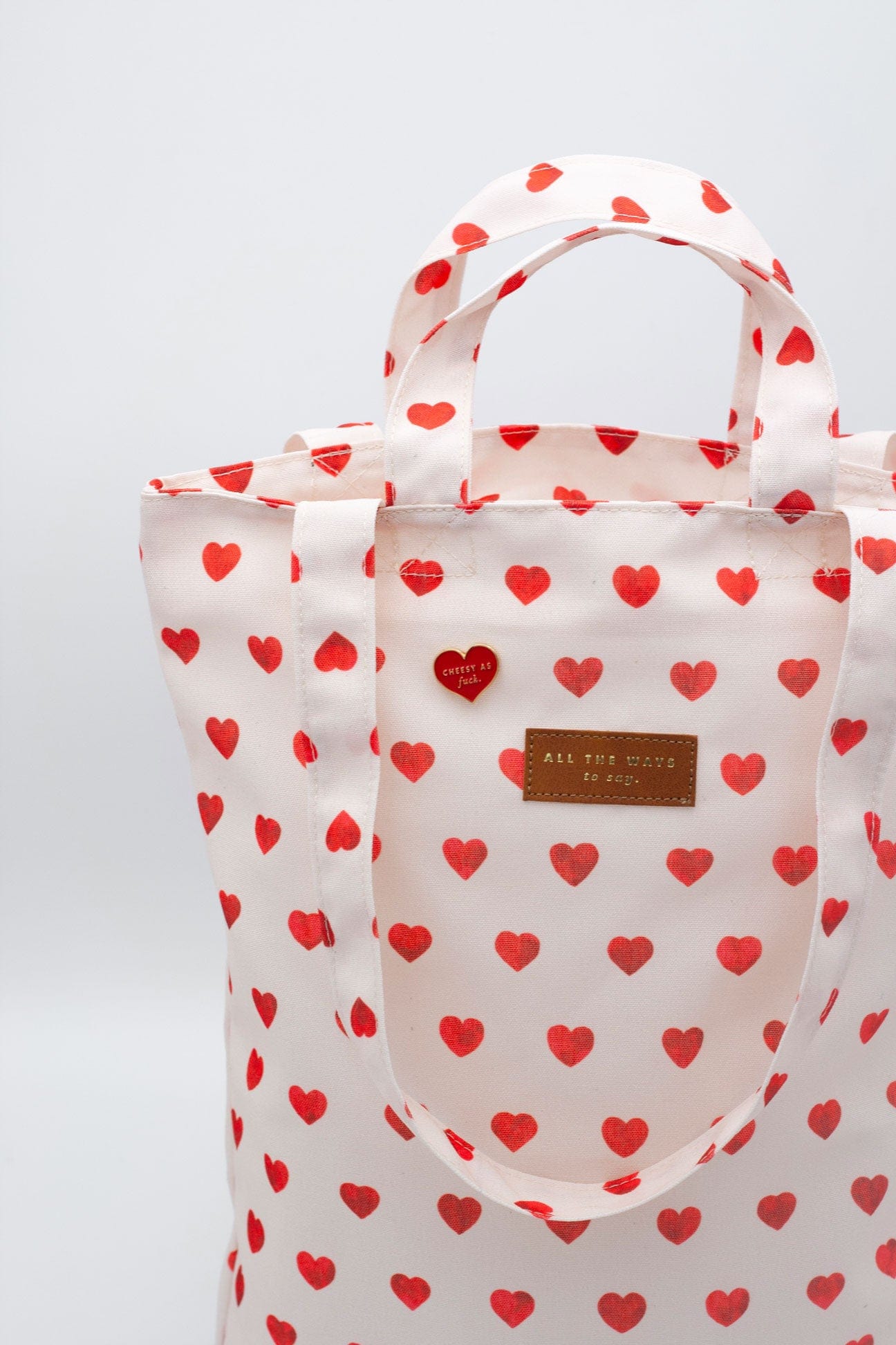 All The Way To Say Accessori Tote Bag Hearts
