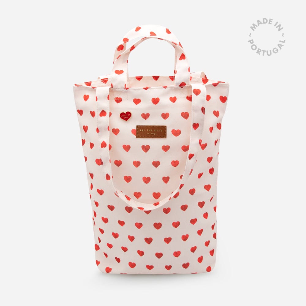 All The Way To Say Accessori Tote Bag Hearts