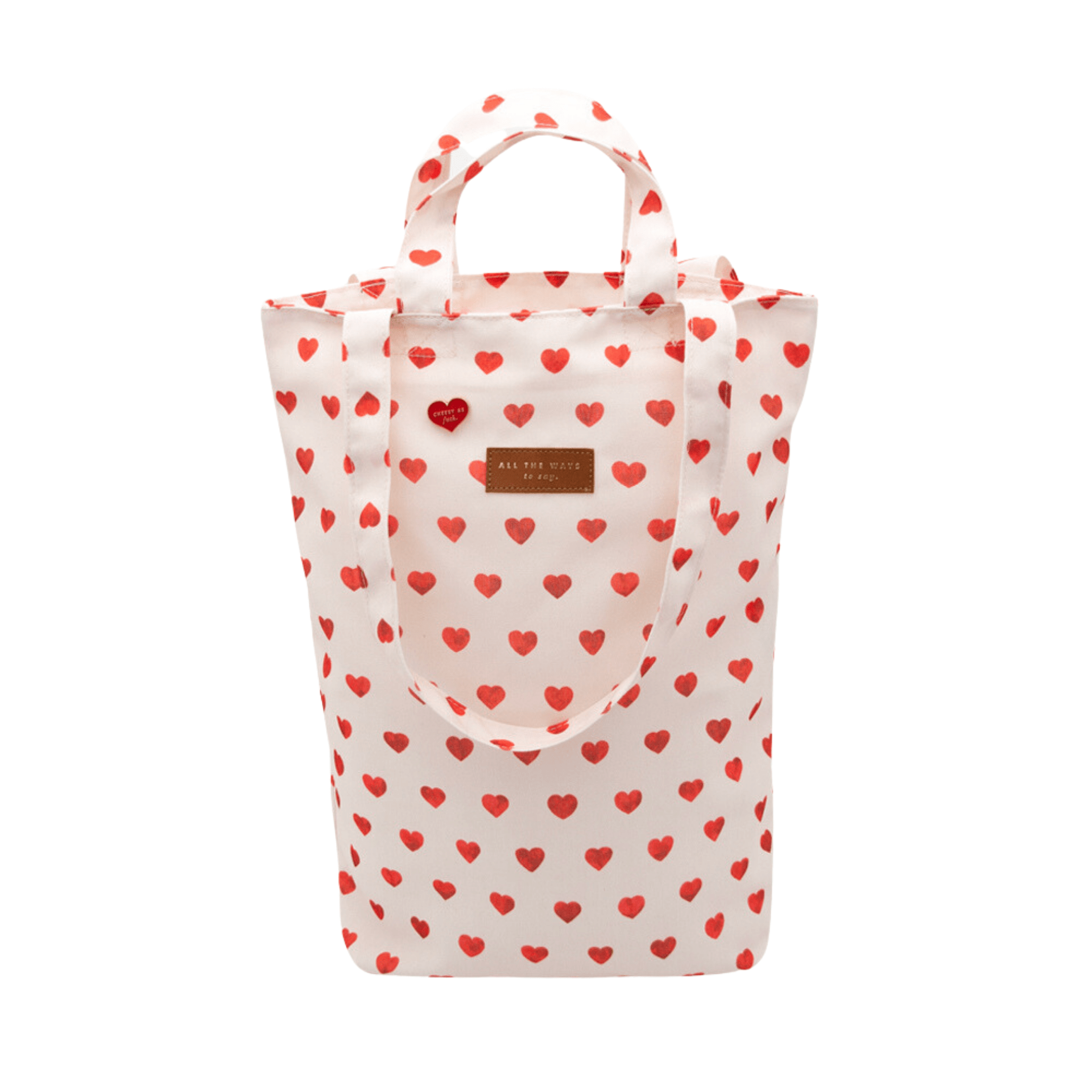 All The Way To Say Accessori Tote Bag Hearts