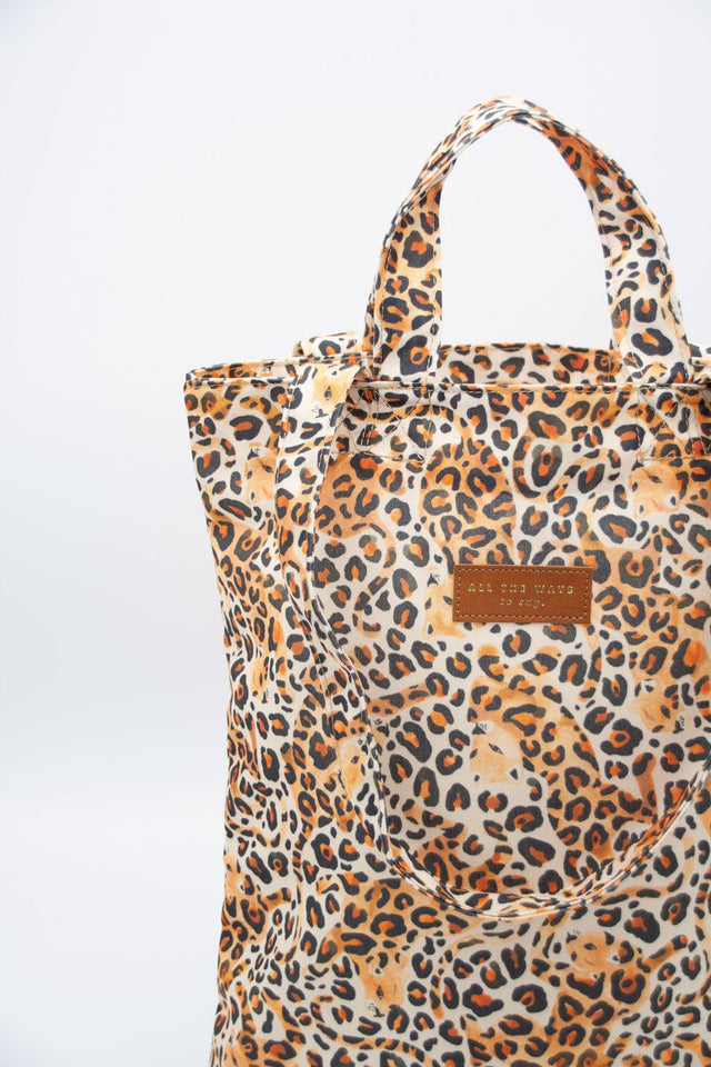 All The Way To Say Accessori Tote Bag Leopard