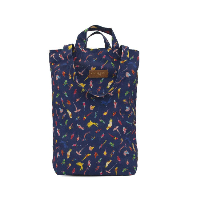 All The Way To Say Accessori Tote Bag Neon Birds